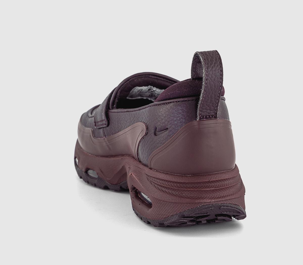Nike Air Max Phenomena Loafers Burgundy Crush Metallic Silver