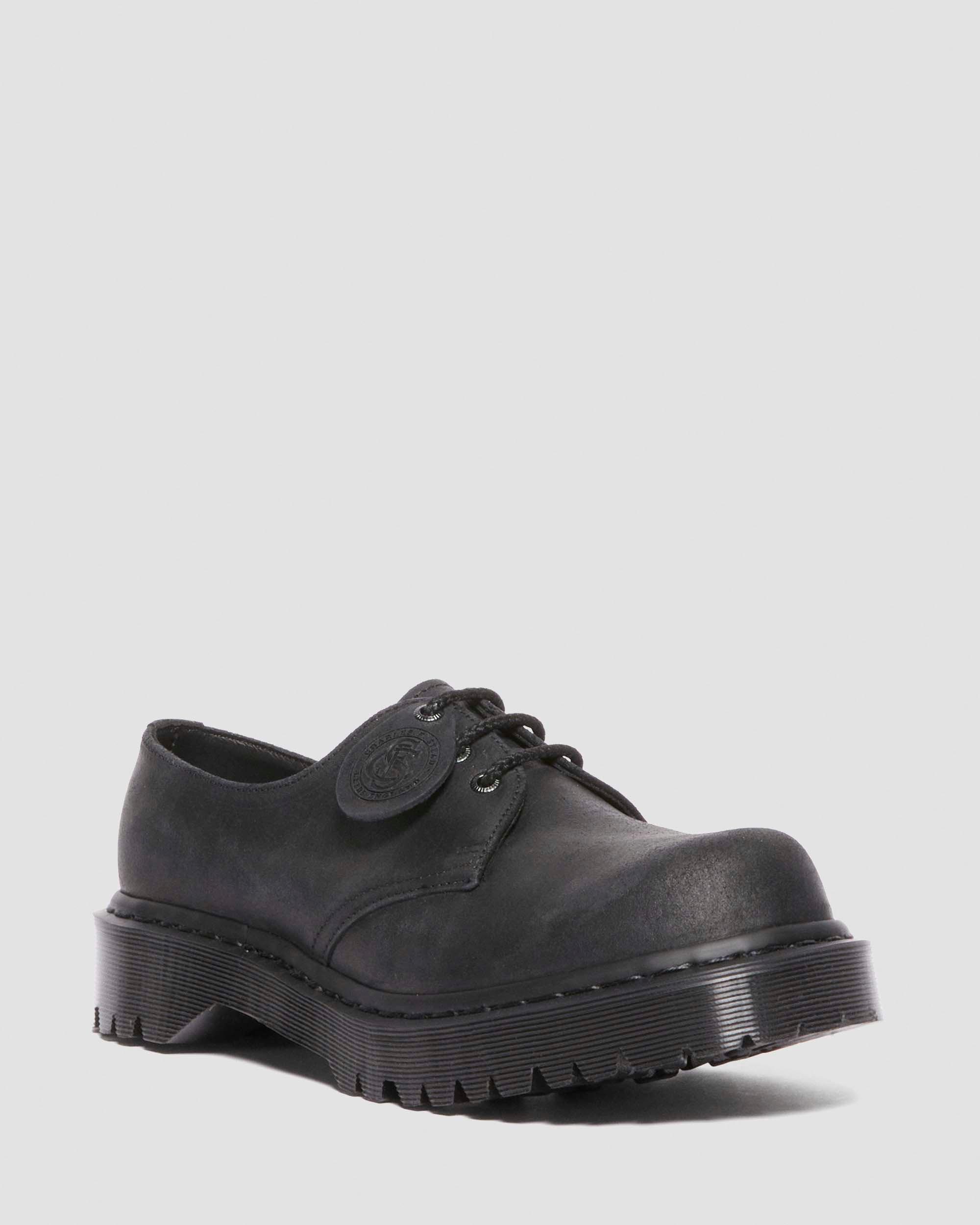 1461 Bex Made in England Bump Toe leather Shoes in Black | Dr. Martens