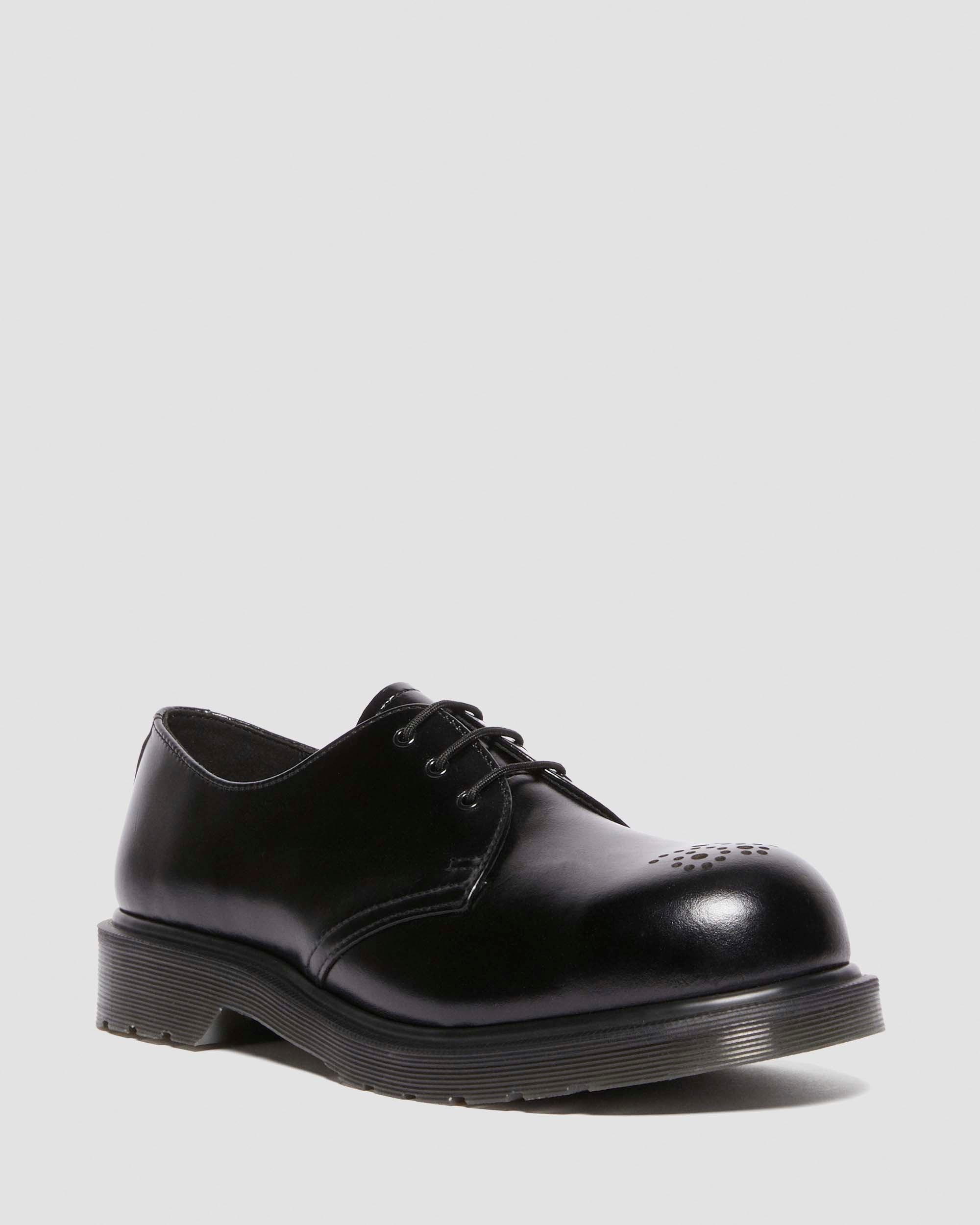 1461 Bex Squared Toe Leather Oxford Shoes in Black | Dr. Martens