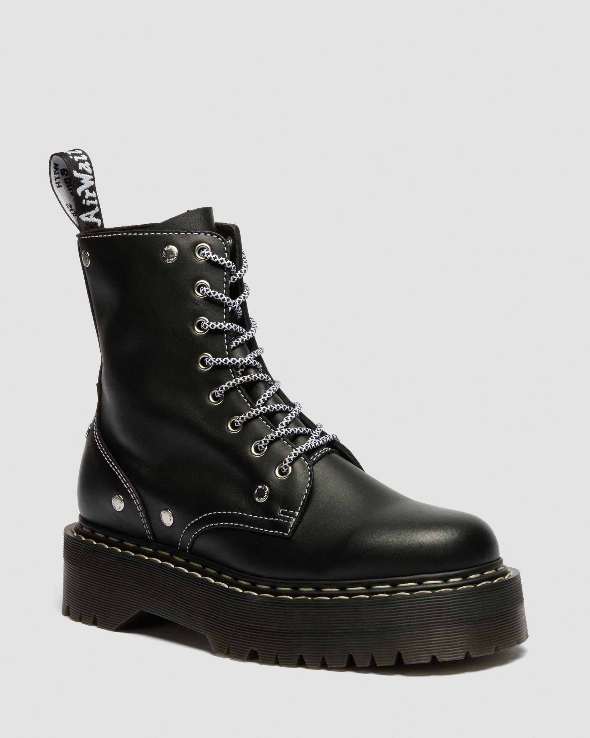 Vegan Jadon II Boot Mono Platforms in Black | Dr. Martens
