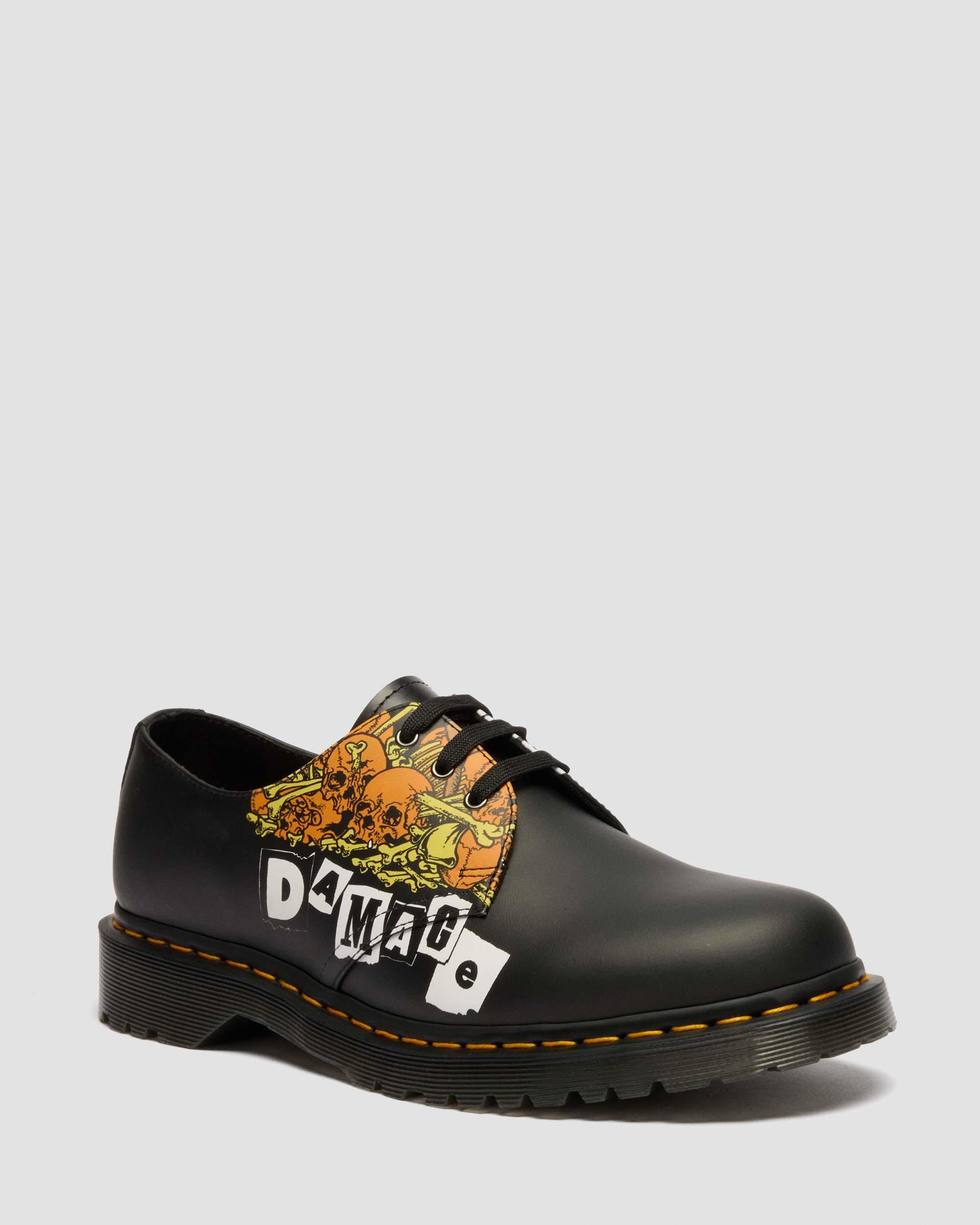 3989 Bex Smooth Leather Brogue Shoes in Black | Dr. Martens