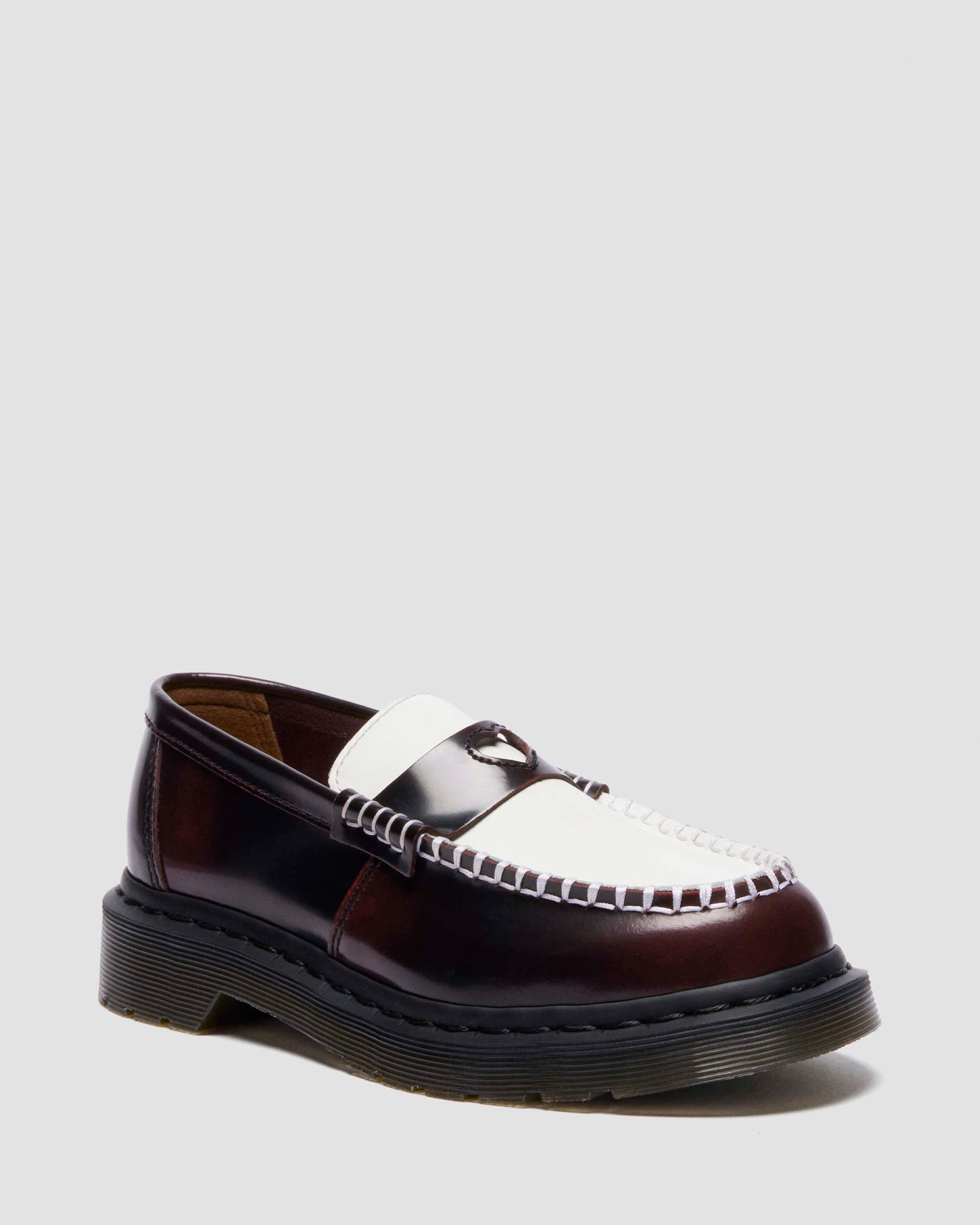 PENTON HEART in Cherry Red & White | Dr. Martens