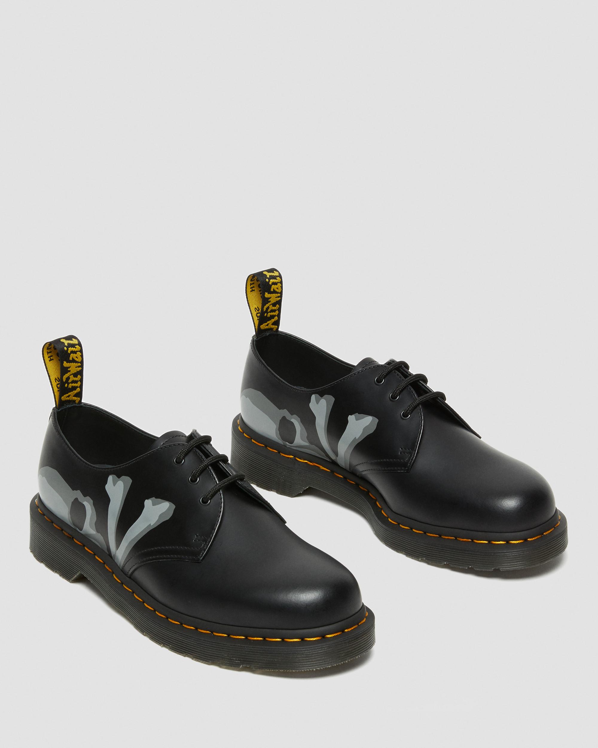 A BATHING APE® x mastermind JAPAN 1461 Shoes in Black | Dr. Martens