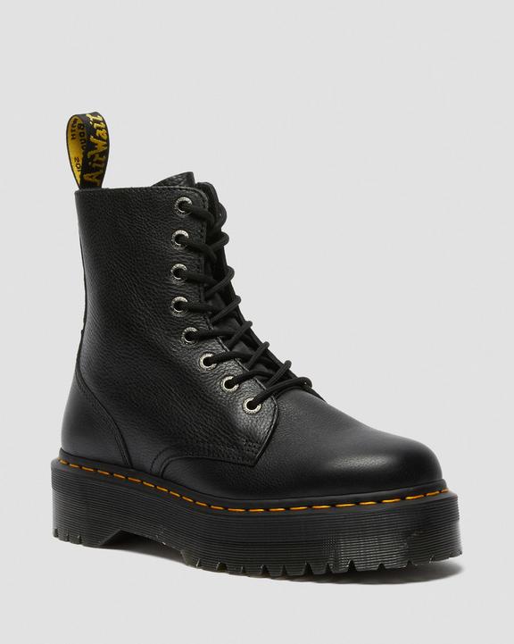 Jadon Boot Pisa Leather Platforms in Black | Dr. Martens