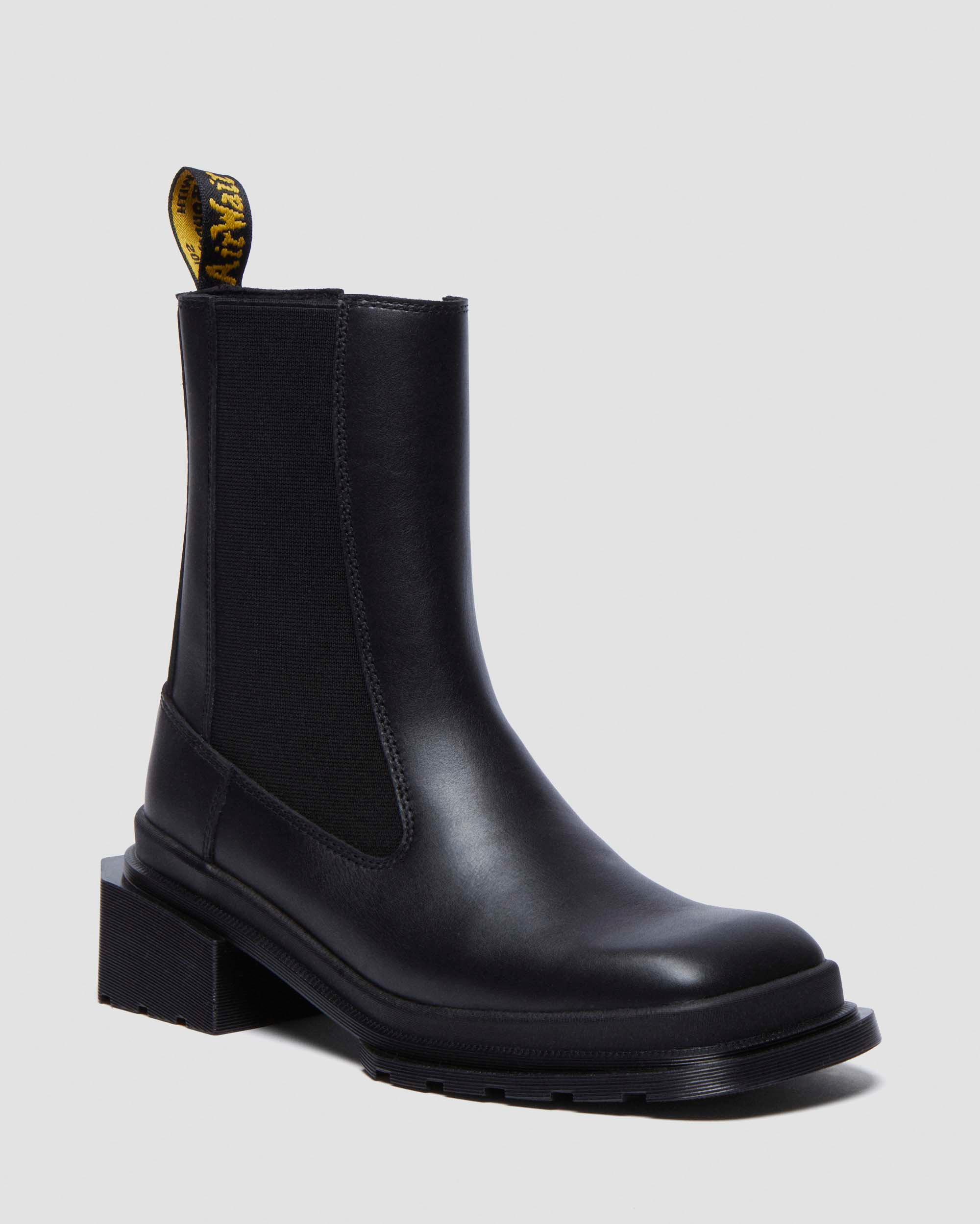 Maybole Square Toe Chelsea Boots in Black | Dr. Martens