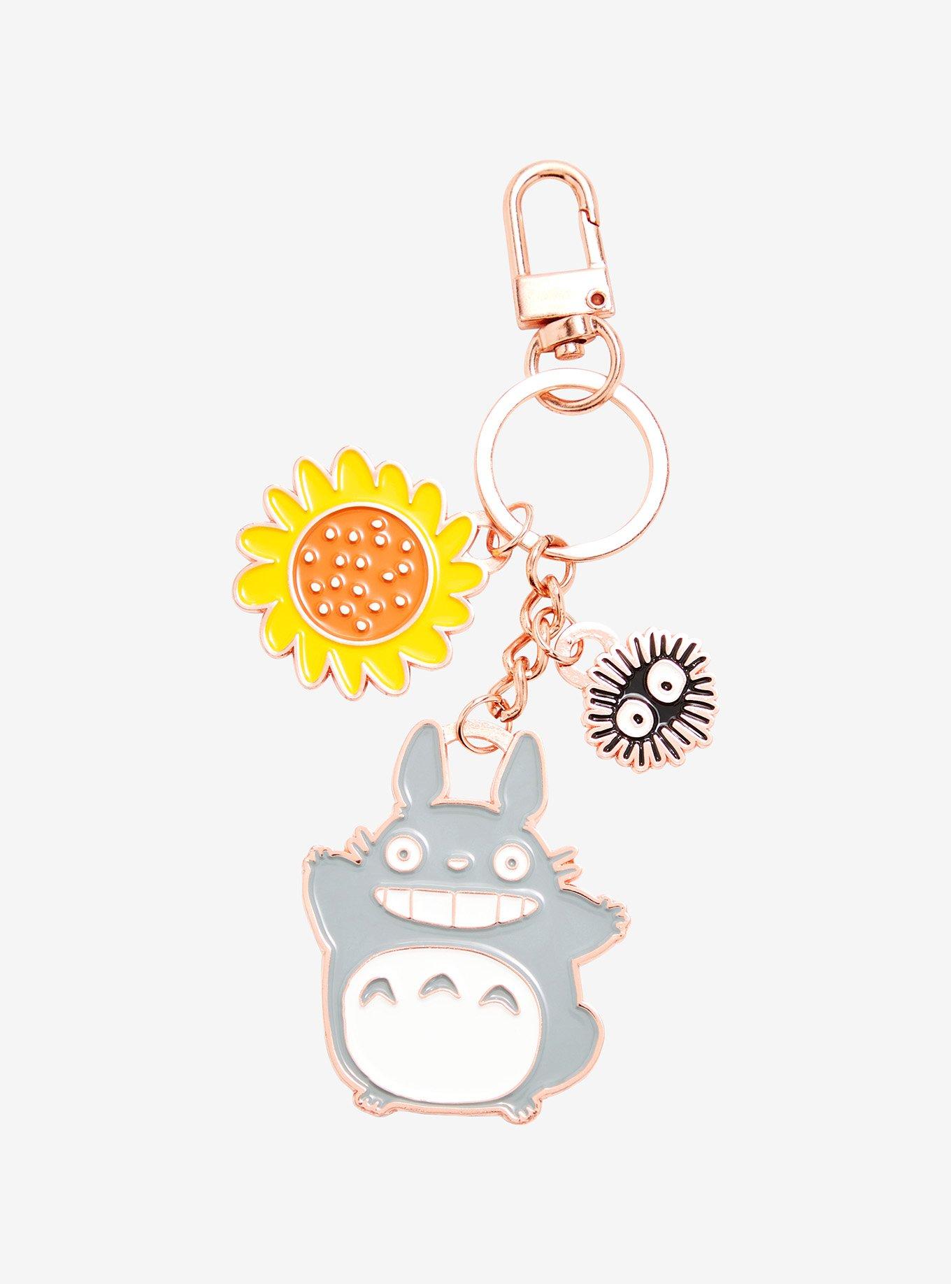 Studio Ghibli My Neighbor Totoro Soot Sprite & Flower Enamel