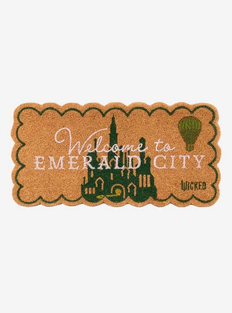 Wicked Welcome To Emerald City Door Mat - BoxLunch Exclusive