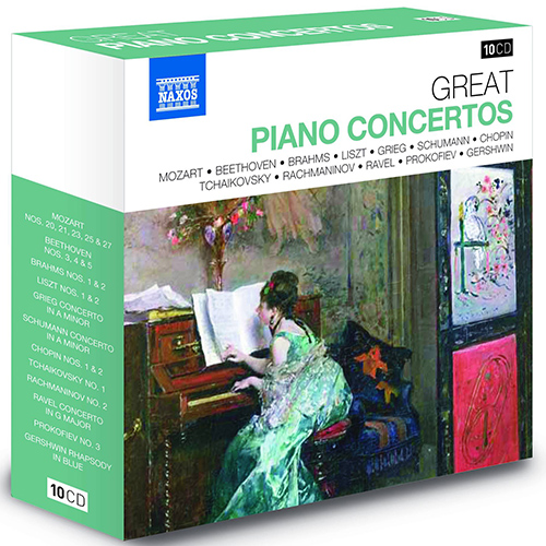 GREAT PIANO CONCERTOS (10-CD Box Set) - 8.501056 | Discover more