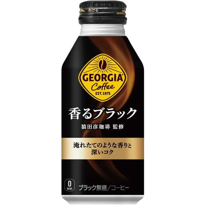 ジョージア 香るブラック 400ml×24缶 ケースの通販｜コーヒー・紅茶