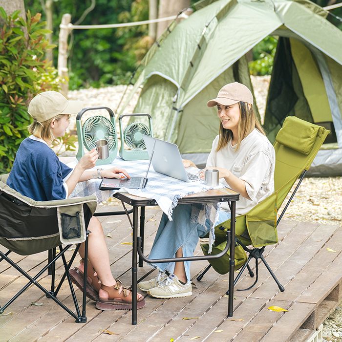 ポータブルハイバックチェア NF7056-GRNの通販｜チェア｜チェア