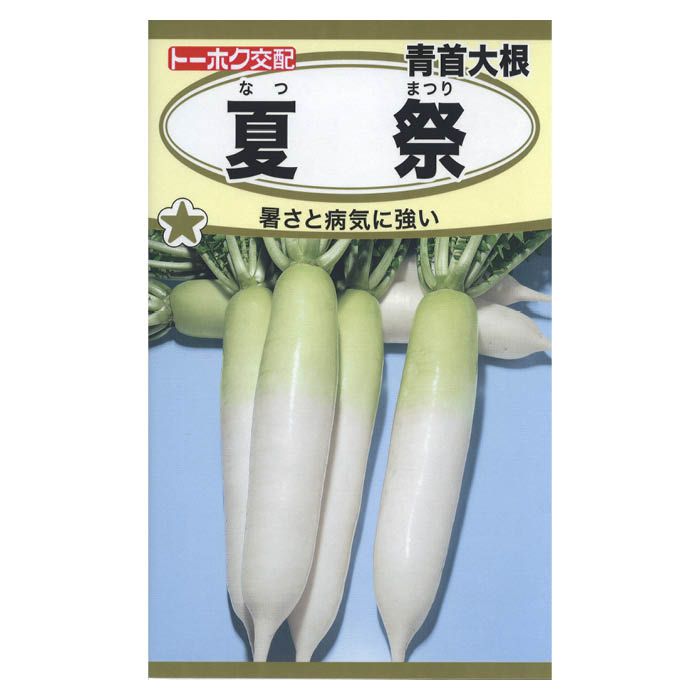 トーホク ダイコン 青首大根夏祭 ＜根菜の種＞の通販｜ダイコン｜野菜