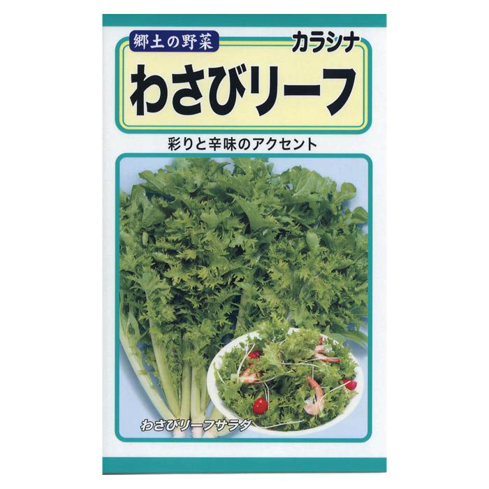 トーホク ワサビリーフ ワサビリーフ ＜葉野菜の種＞の通販｜その他