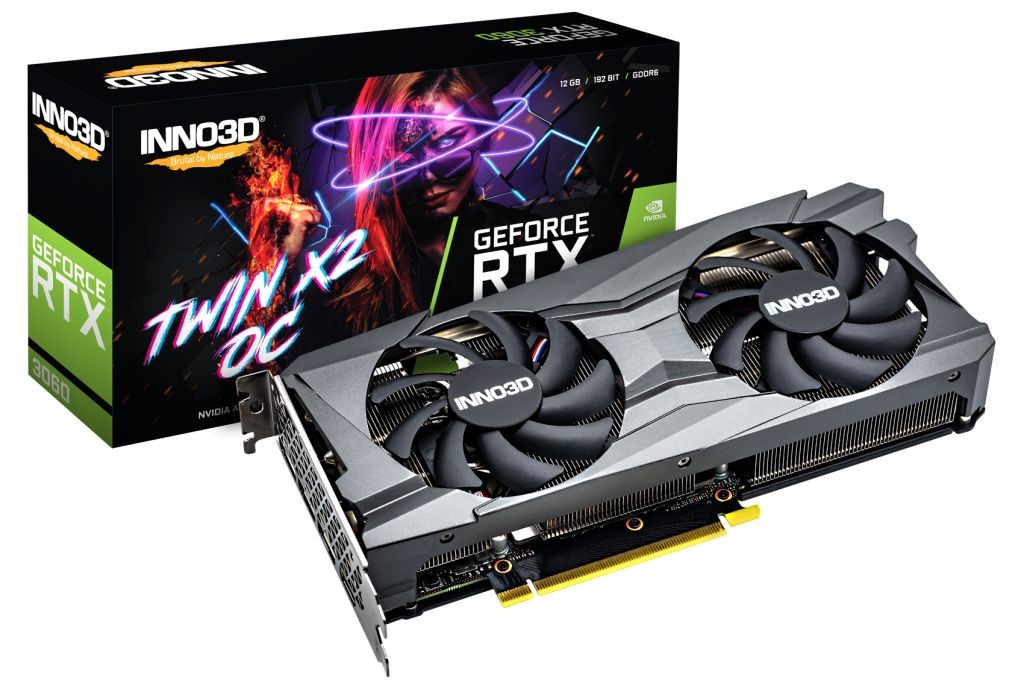 Inno3D launches the first custom GeForce RTX 3060 models starting