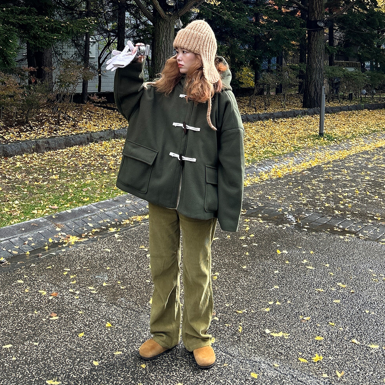 ユニセックス)ダッフルハーフコート | ファッション通販サイト NUGU