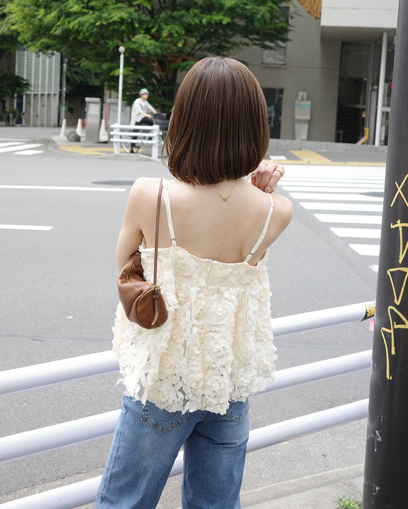 ローズフレアキャミソール | ファッション通販サイト NUGU