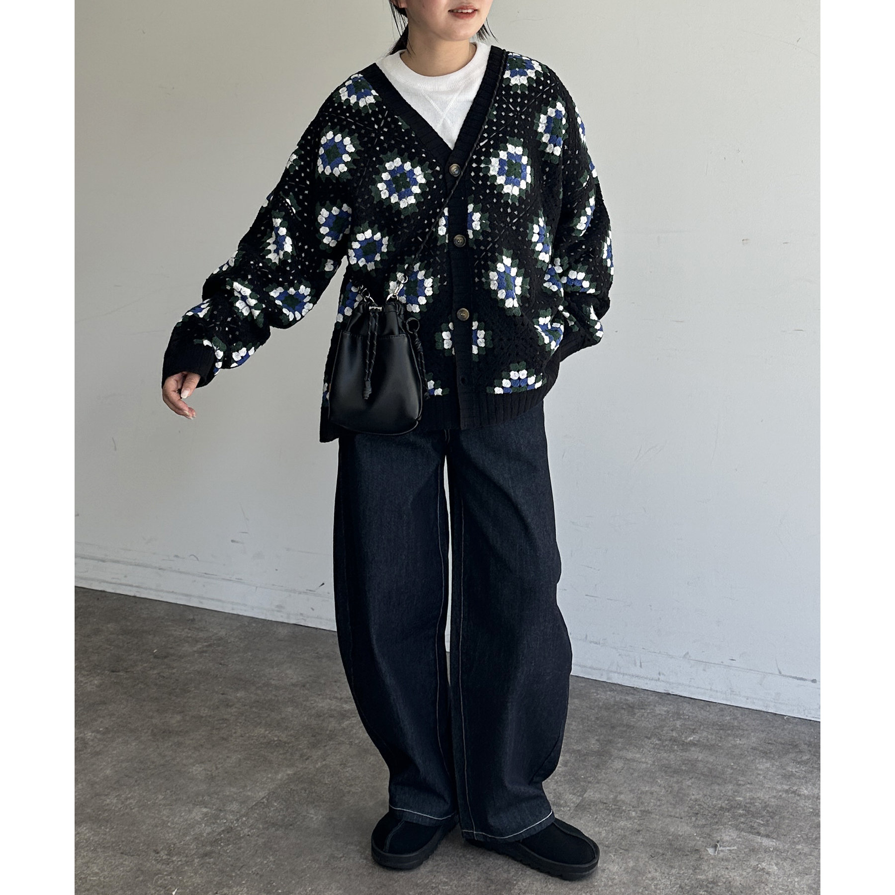 クロシェ編みカーディガン | ファッション通販サイト NUGU