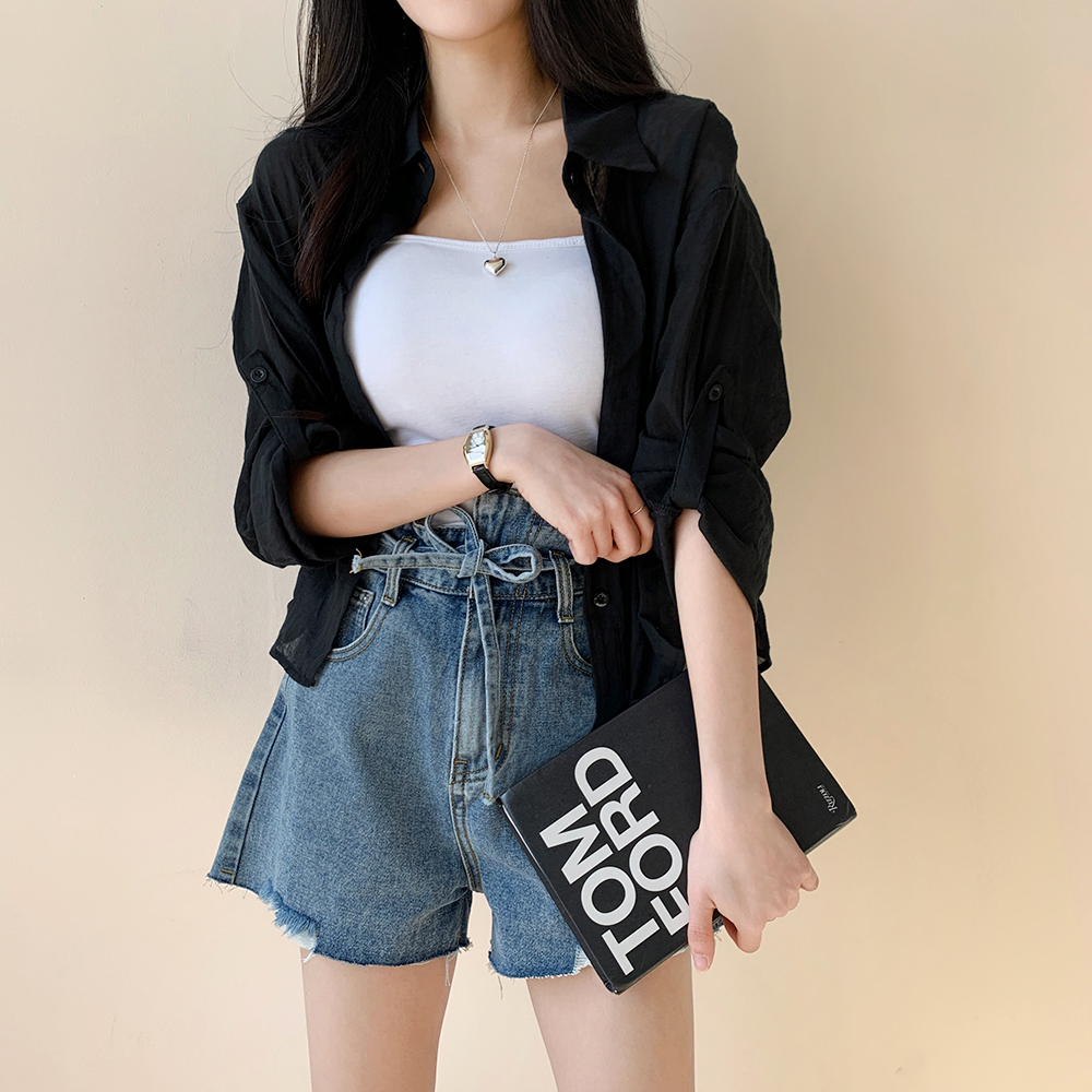 シースルーフィット長袖シャツ | ファッション通販サイト NUGU