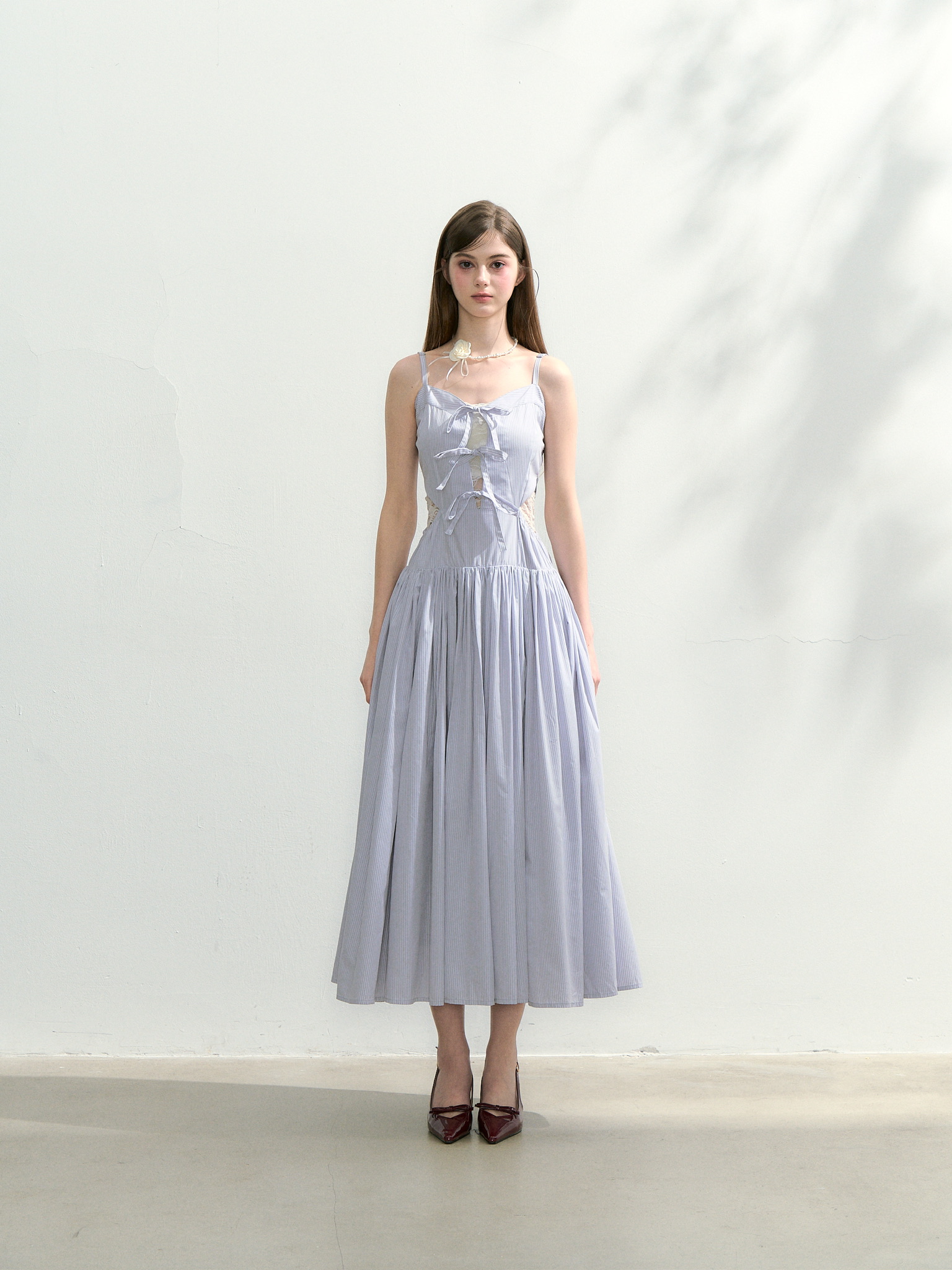 ribbon slit summer one-piece | ファッション通販サイト NUGU