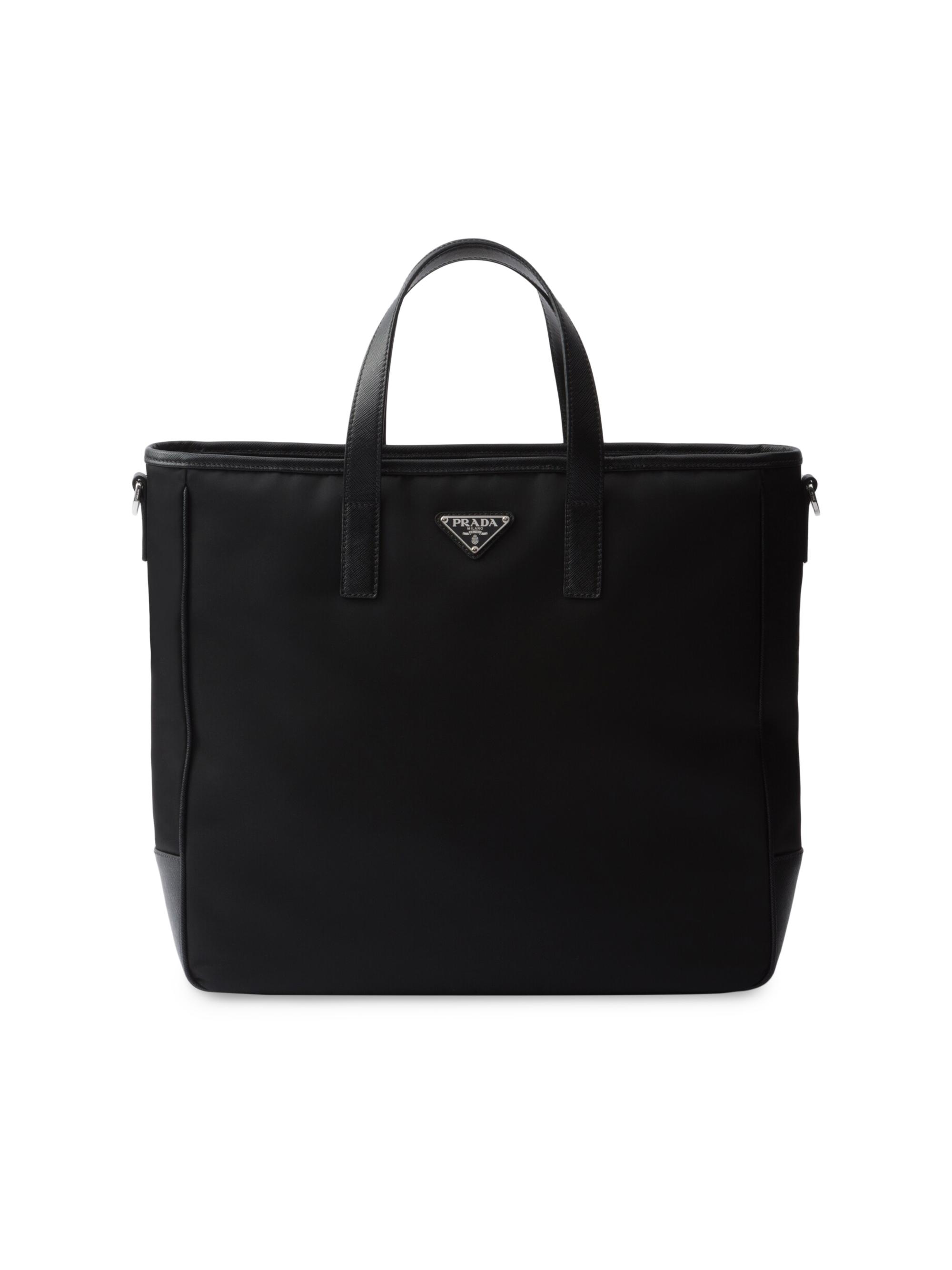 Prada Re-Nylon And Saffiano Leather Tote Bag | Saks Fifth Avenue