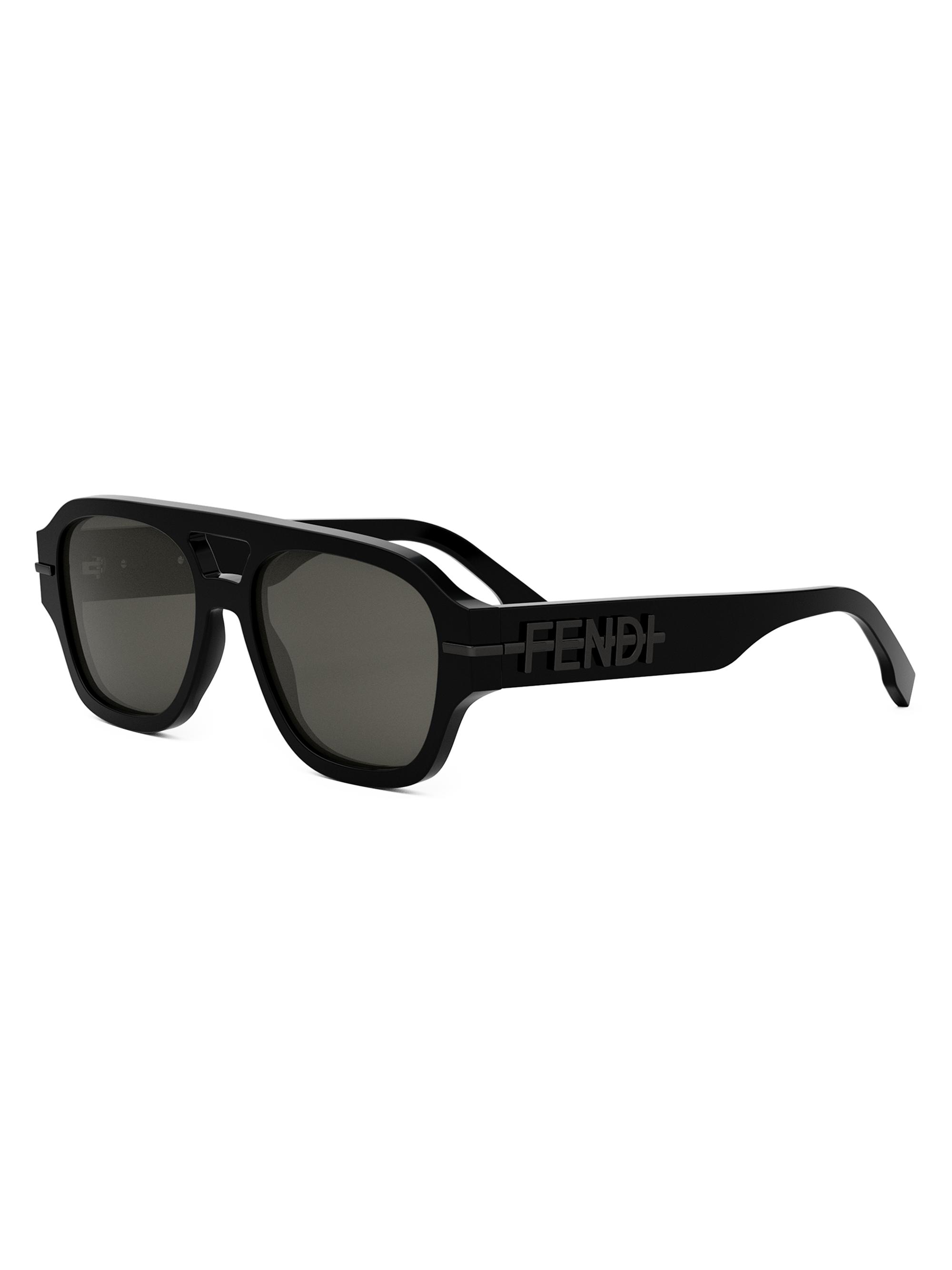 Fendi Fendi First Havana 138MM Round Sunglasses | Saks Fifth Avenue