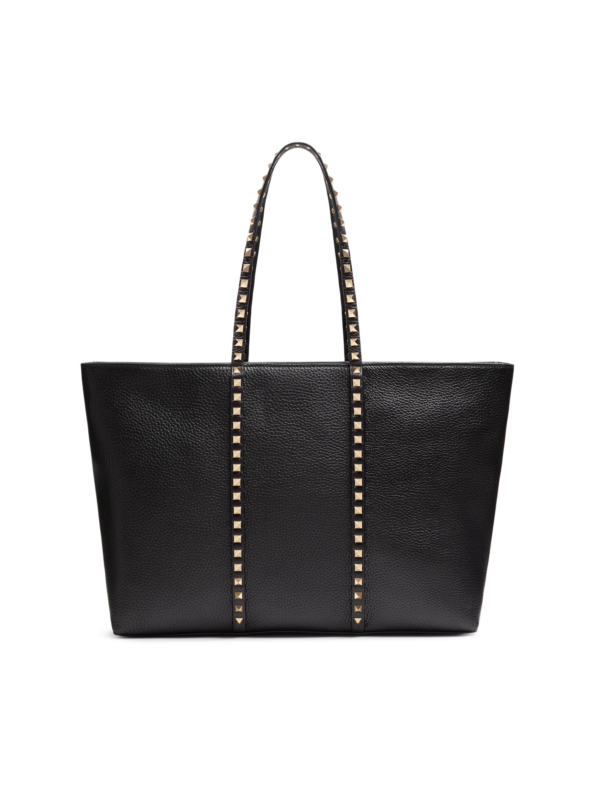 Valentino Garavani VLogo Side Shopping Bag in Nappa Calfskin