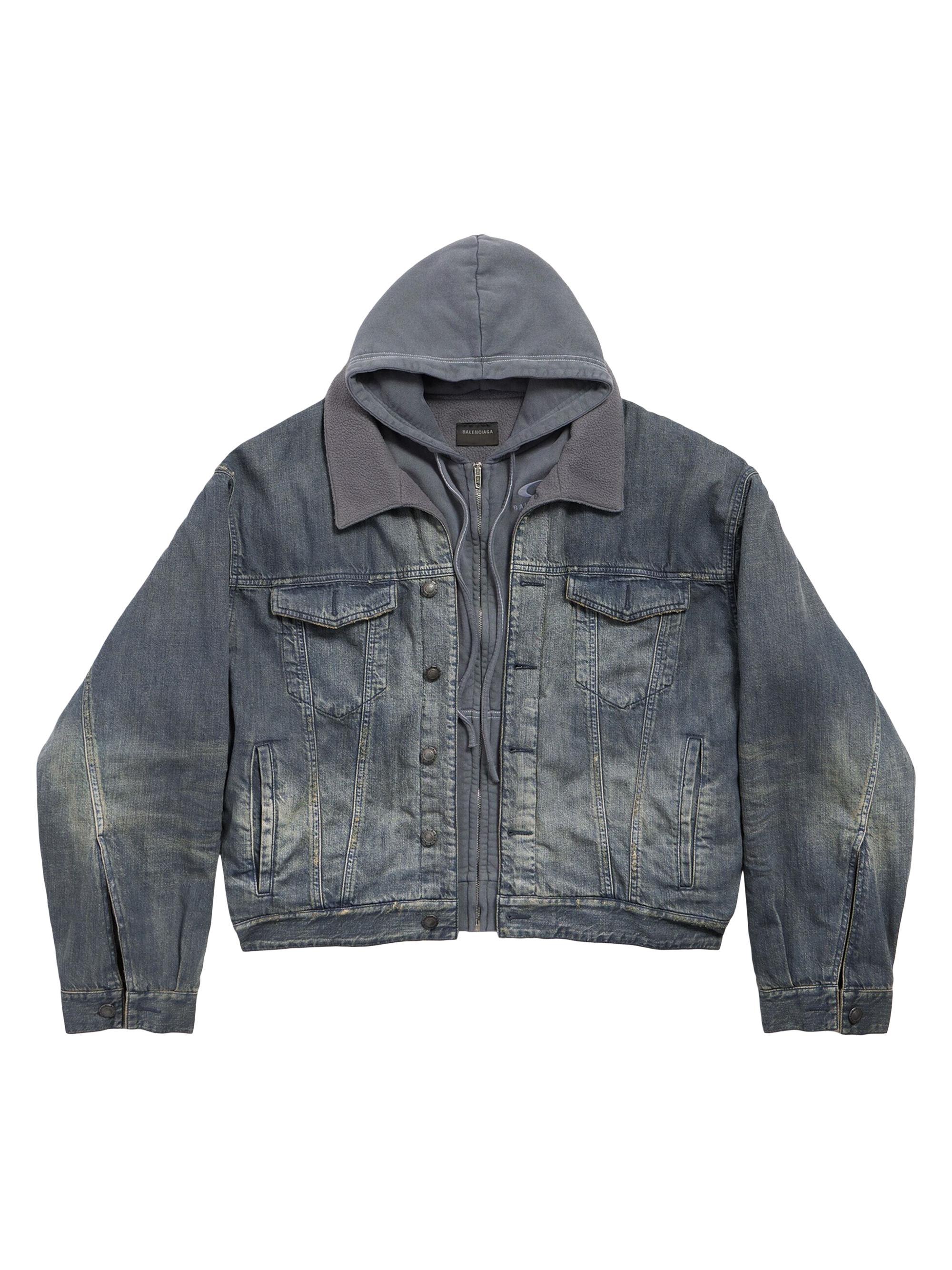 Balenciaga Shrunk Denim Jacket | Saks Fifth Avenue