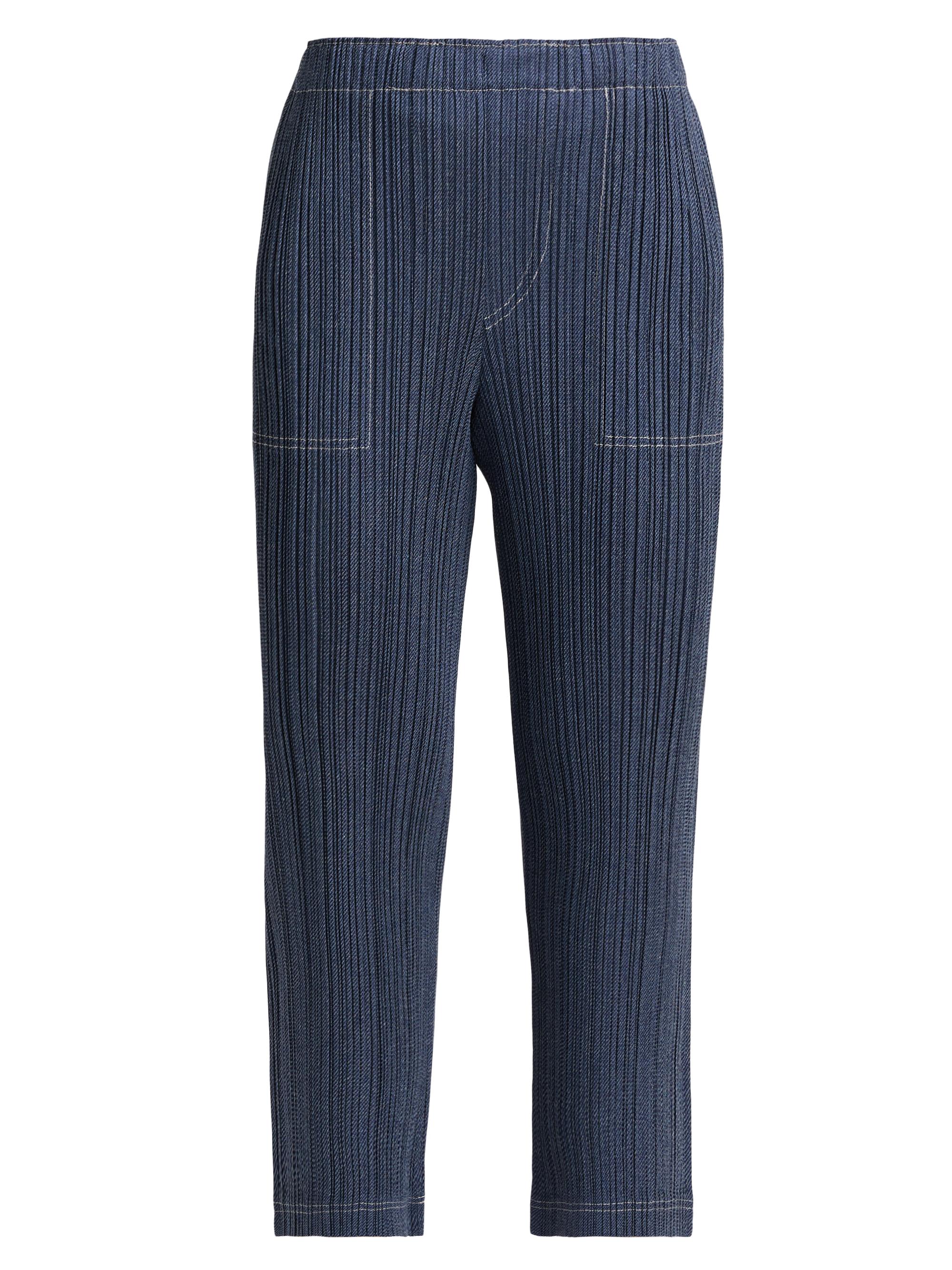 Pleats Please Issey Miyake Basics Pleated Crop Pants | Saks Fifth