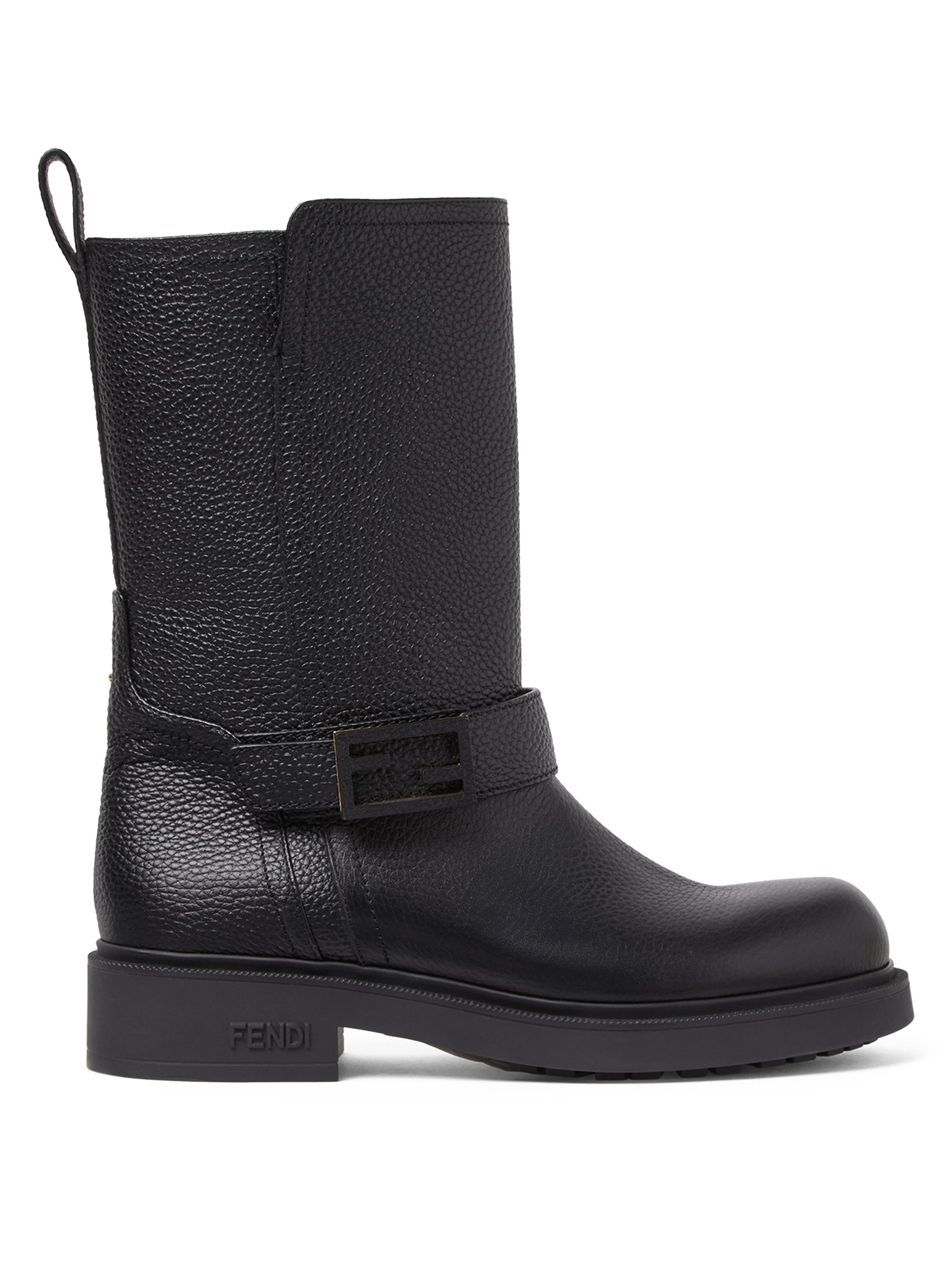 Fendi Filo Leather Booties | Saks Fifth Avenue