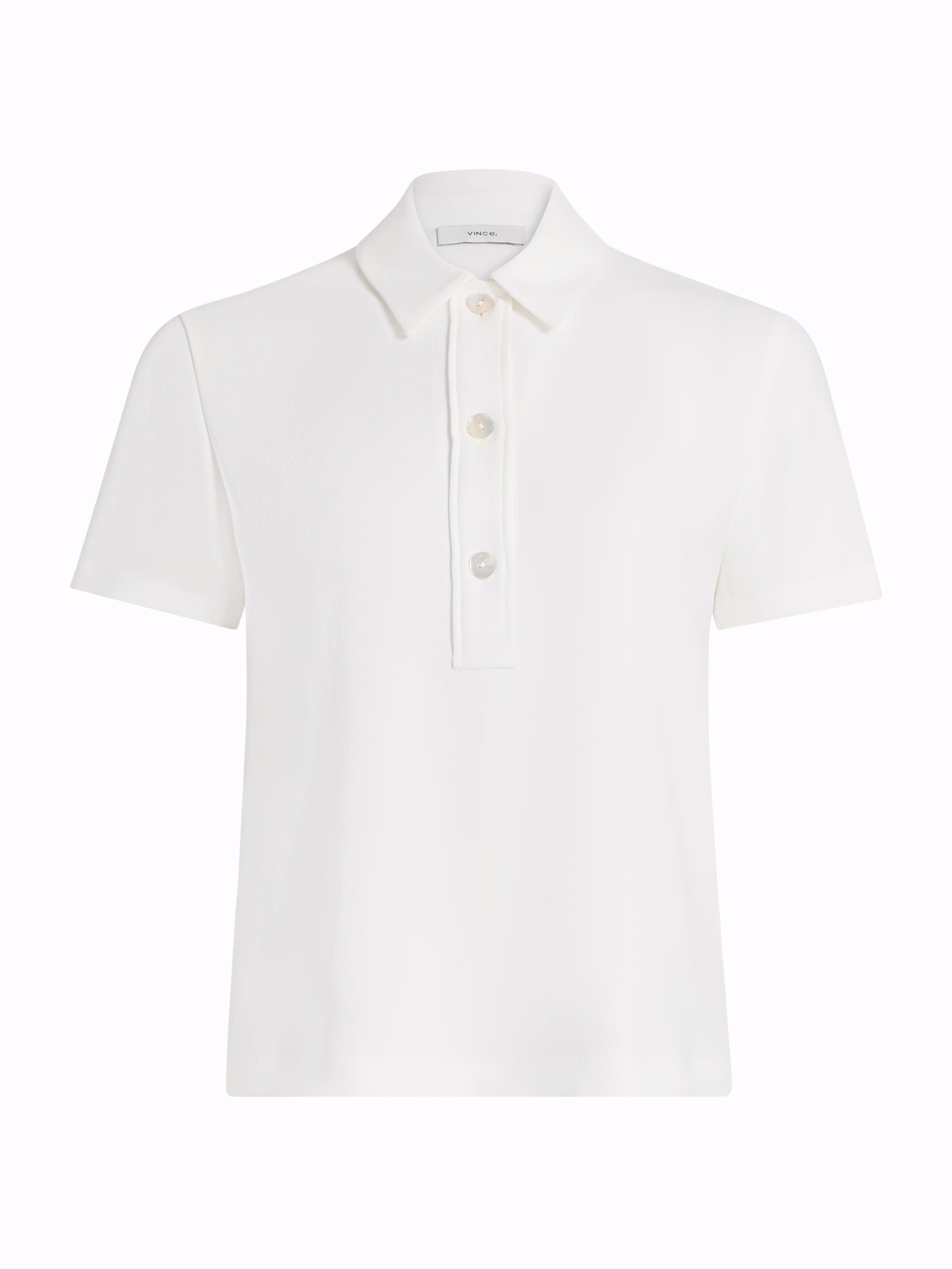 TWP Beaded Collar Cotton Cap-Sleeve Shirt | Saks Fifth Avenue