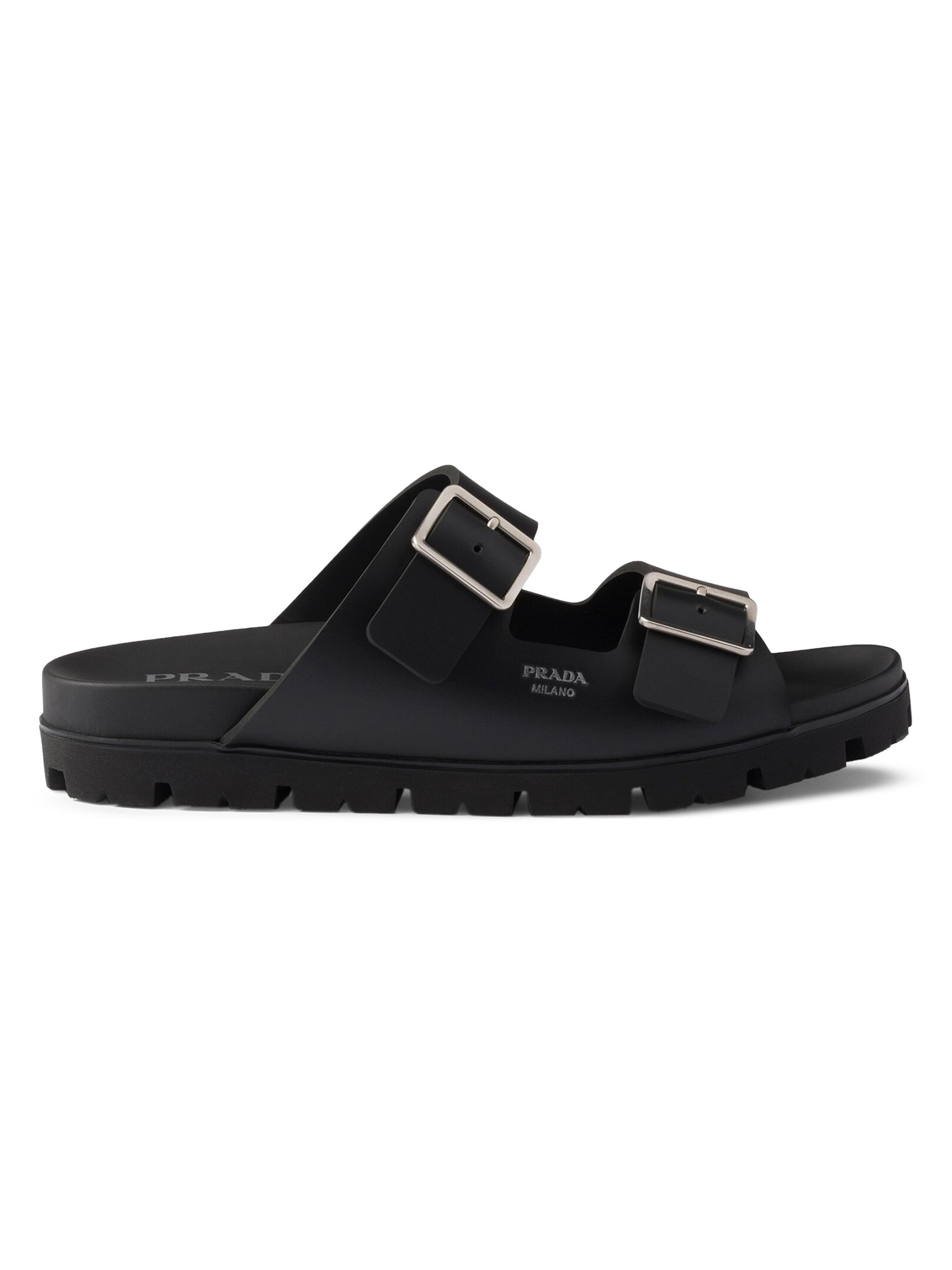 Prada Leather Strap Sandals | Saks Fifth Avenue