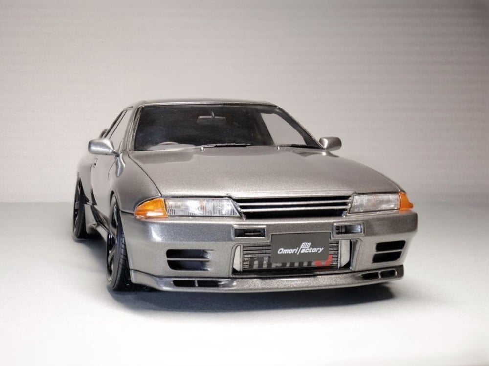 RARE Nismo BNR32 CRS Gun Metallic 1:18 Ignition Model IG2411