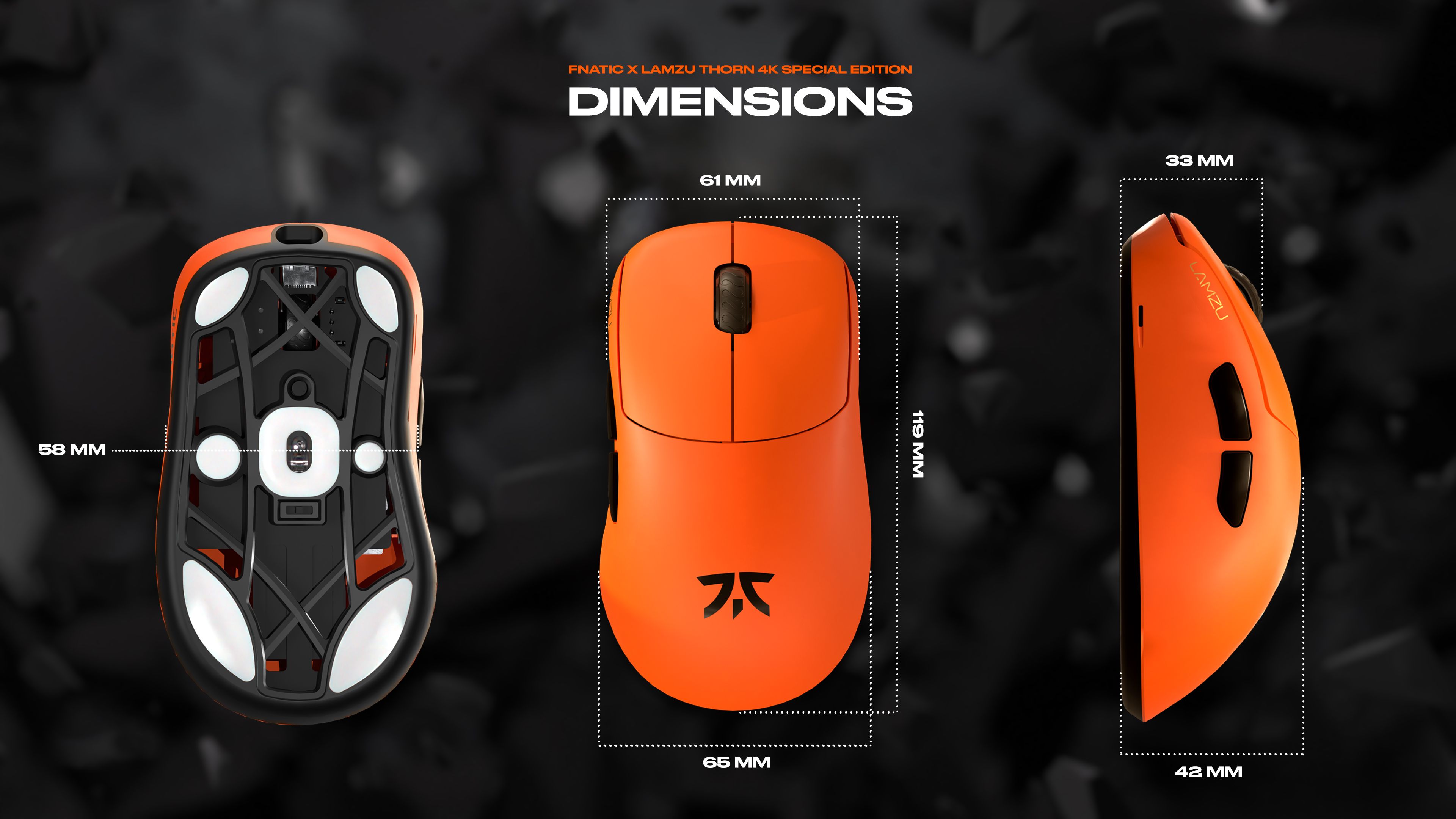 Fnatic x Lamzu THORN 4K Special Edition - Fnatic