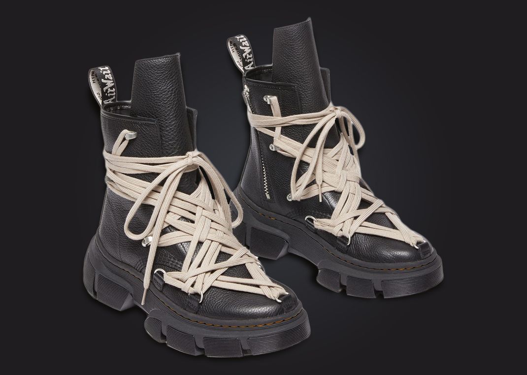 The Rick Owens x Dr. Martens 1460 DMXL Mega Lace Boot Releases