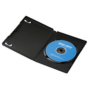 DVD-TN1-03BKN【DVDトールケース（1枚収納・3枚セット・ブラック