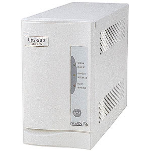 UPS-500【小型無停電電源装置】出力容量500VA、机上にも置ける