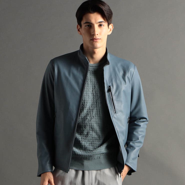 ラムレザー ライダースブルゾン[品番：NICW0005267]｜NICOLE（ニコル