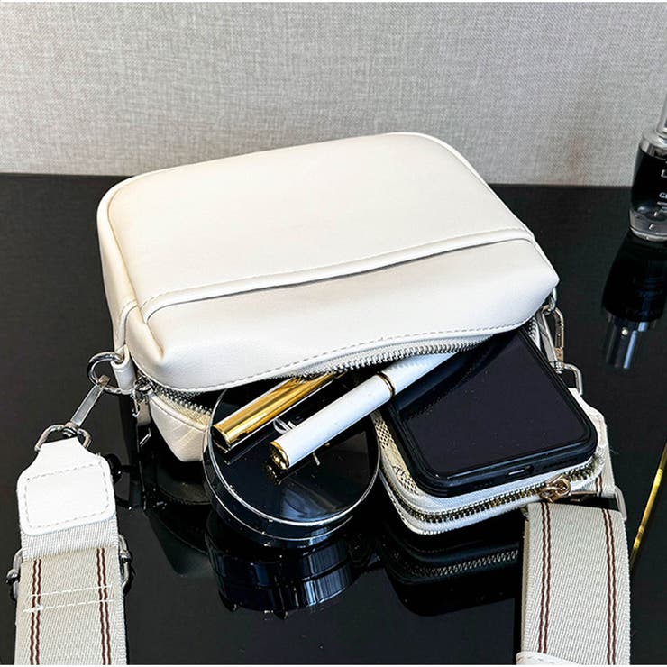 ショルダーバッグ キルティングレザー ミニクロスボディバッグ[品番