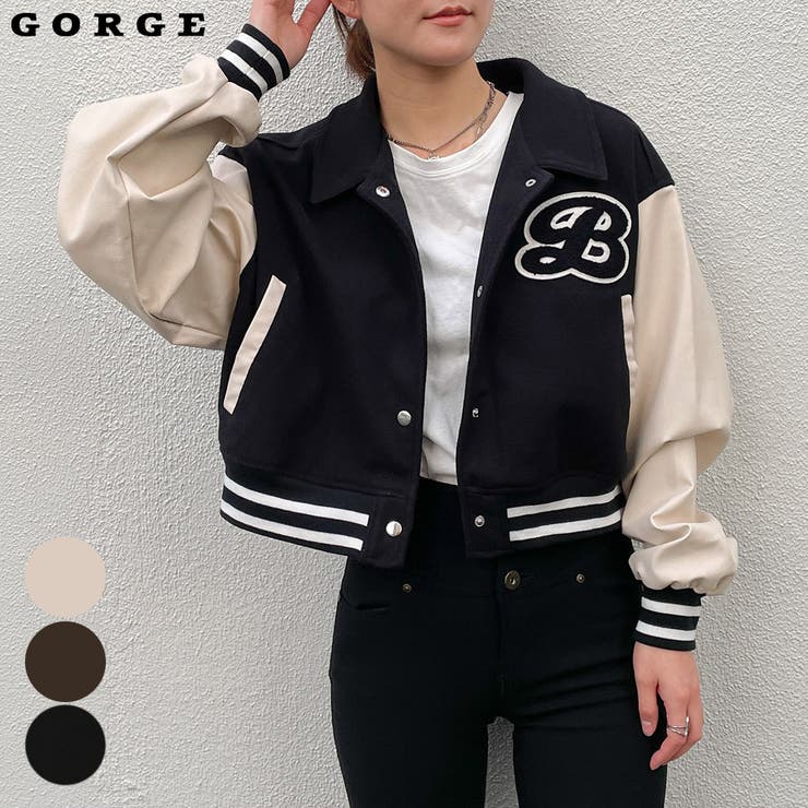 ショート丈スタジャン[品番：GORW0008405]｜GORGE （ゴージ）の