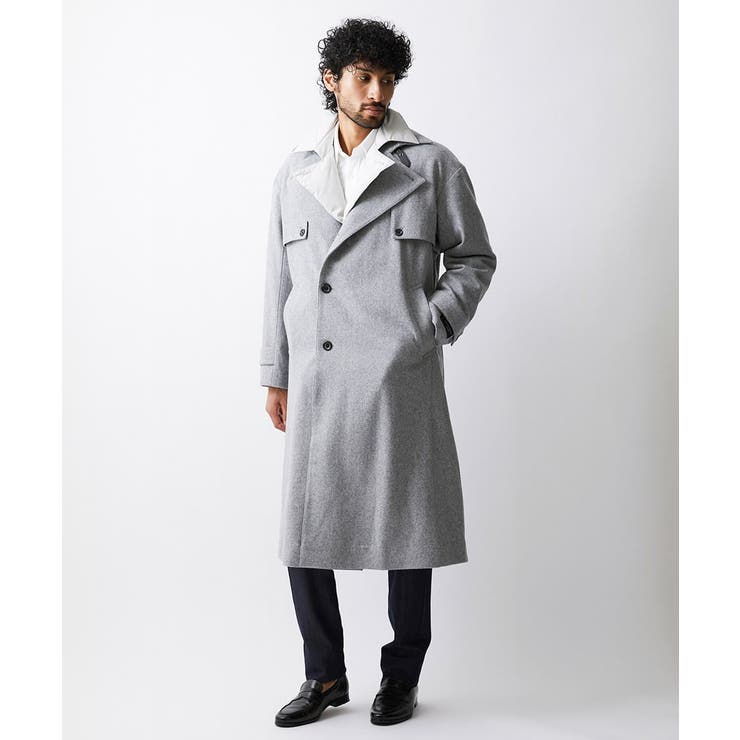 ウールダブルブレストマキシコート[品番：ITKW0015791]｜MICHEL KLEIN
