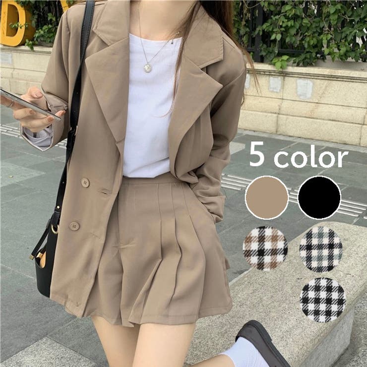 カジュアルセットアップスーツ 2点 セット[品番：SHNW0006322]｜LADY