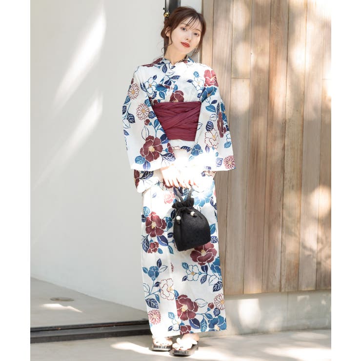 古典大正ロマンDita ディータ浴衣ツバキ椿