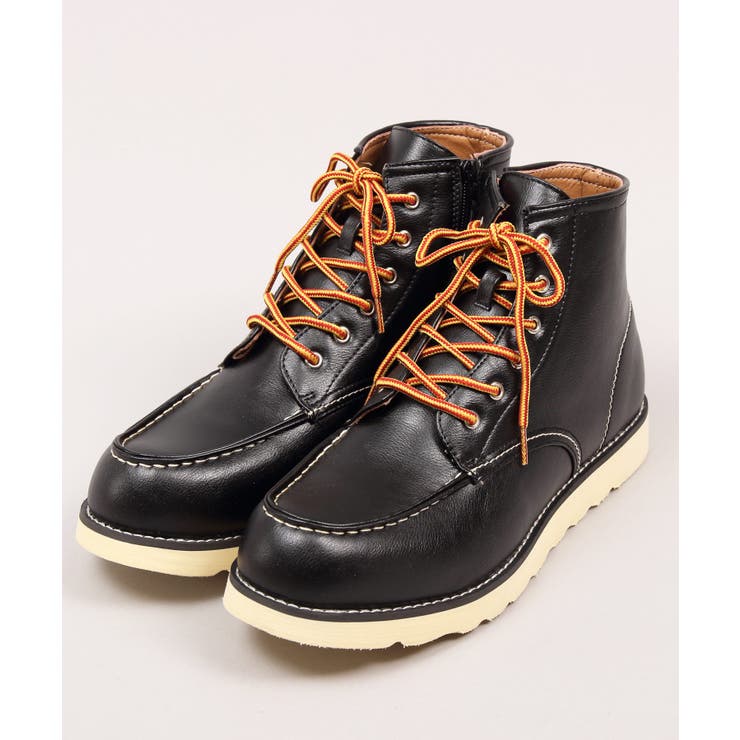 ワークブーツ メンズ PUレザー全3色[品番：EH000005318]｜8（eight