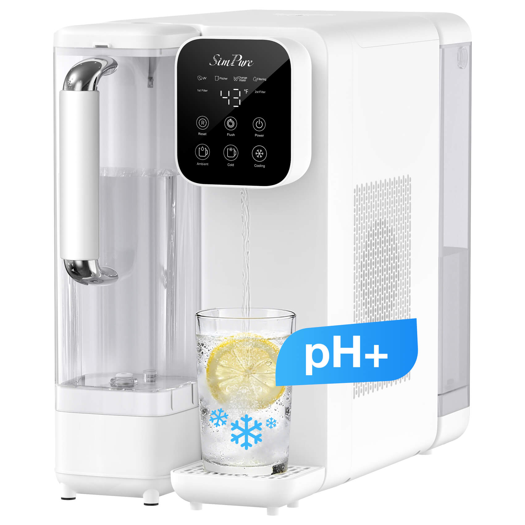 SimPure Y11C-A 6-Stage Cold Countertop RO System with Remineralization