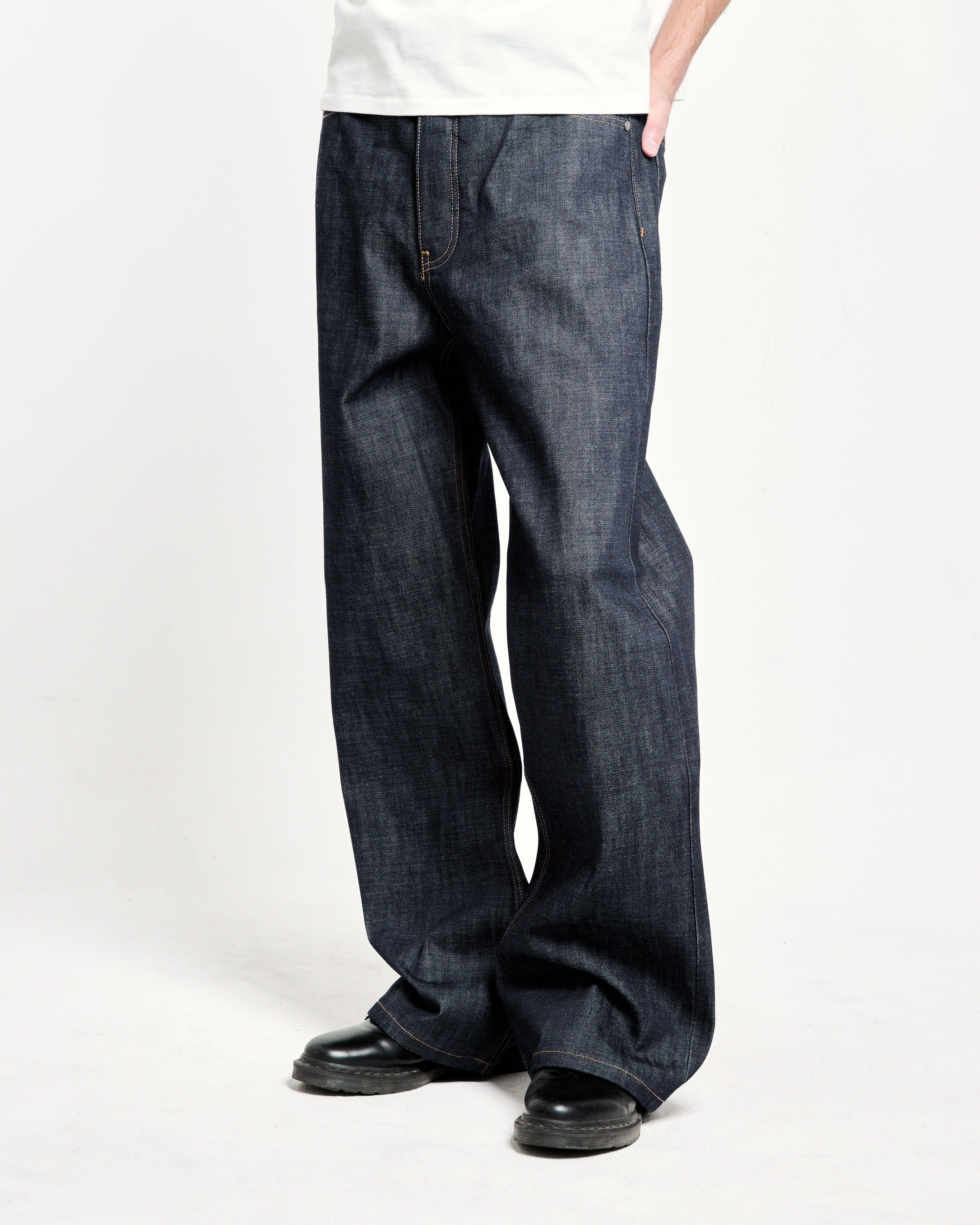 No Maintenance - Baggy Denim in Raw Indigo | NO MAINTENANCE