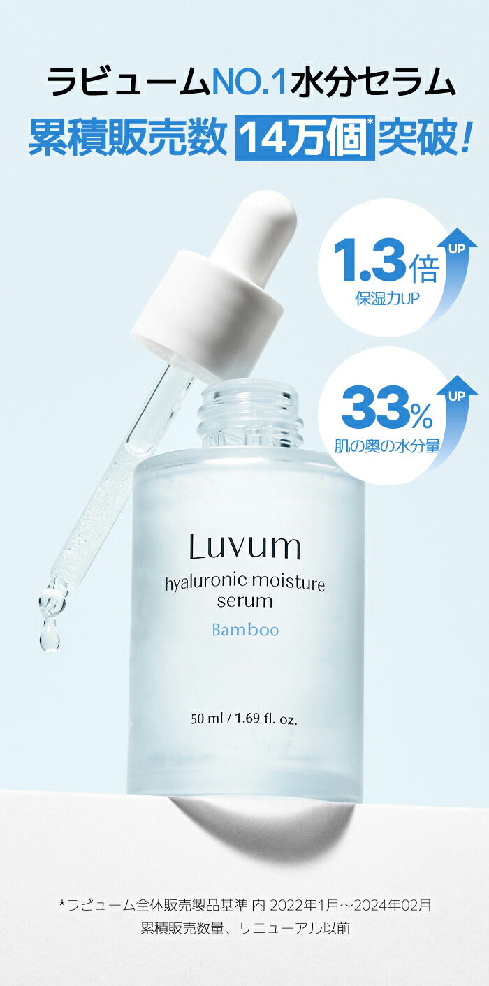 国内発送】Luvum バンブーヒアルロン酸 水分セラム 韓国コスメ 韓国