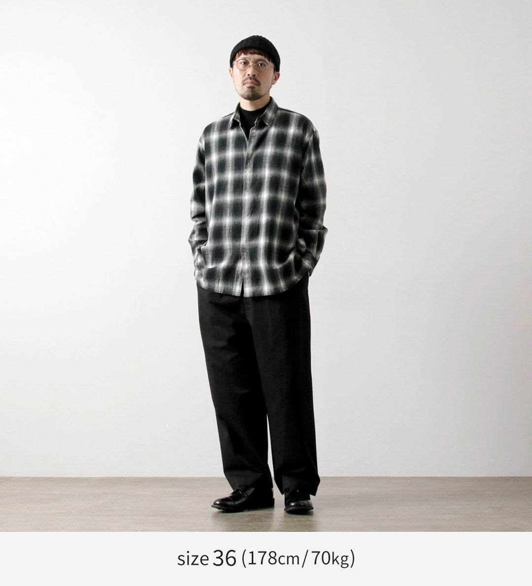 FUJITO（フジト） 2タック トラウザー チノ / メンズ チノパン 綿