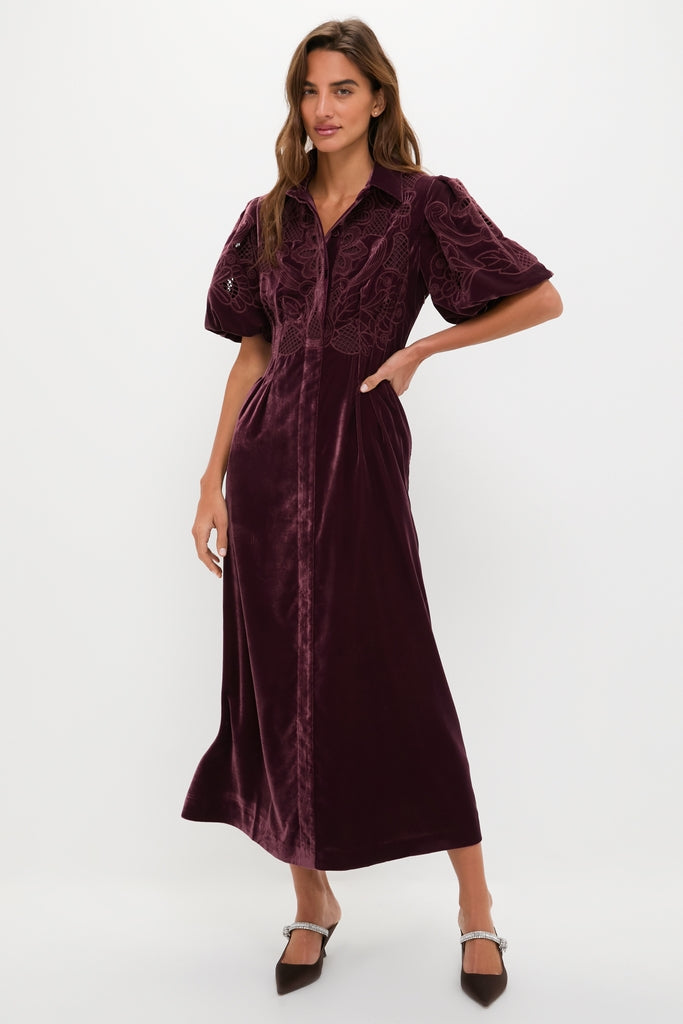 Chocolate Brown Cape Leah Dress | Tuckernuck