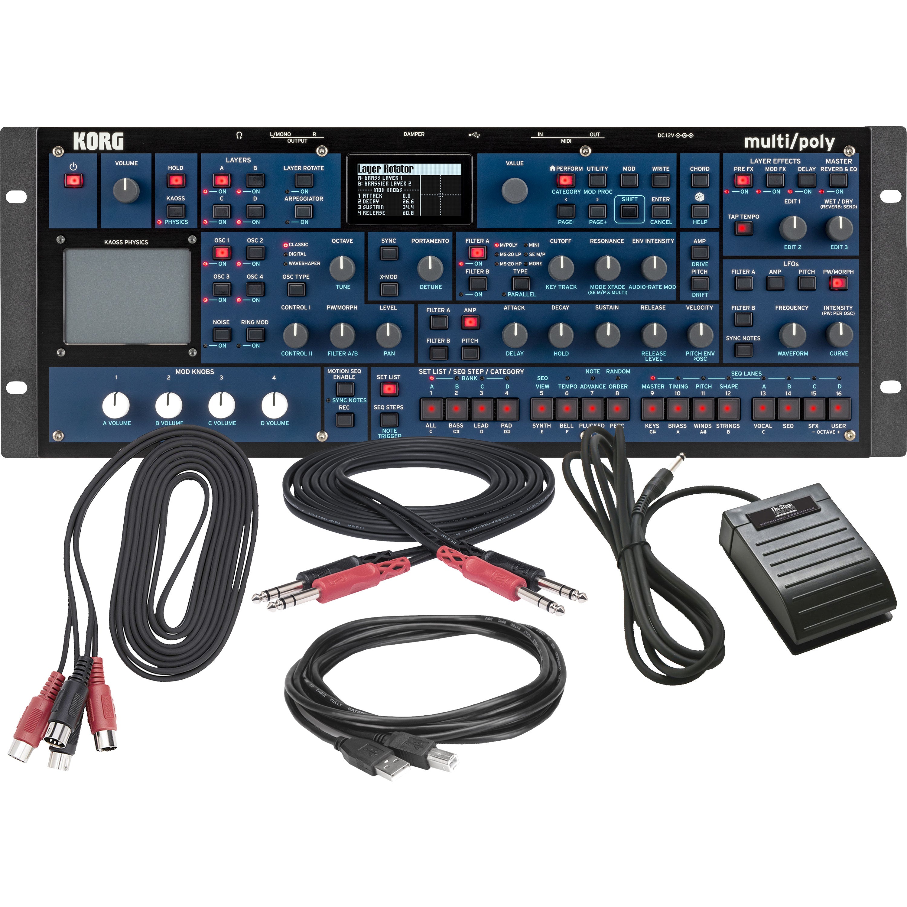 Korg Multi/Poly Module Analog Modeling Synthesizer – Kraft Music