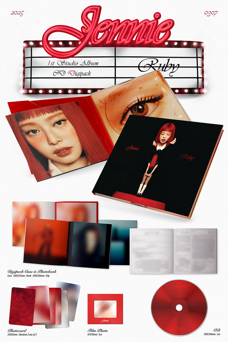 JENNIE THE 1ST STUDIO ALBUM [ RUBY VINYL ] LIMITED - Music Plaza