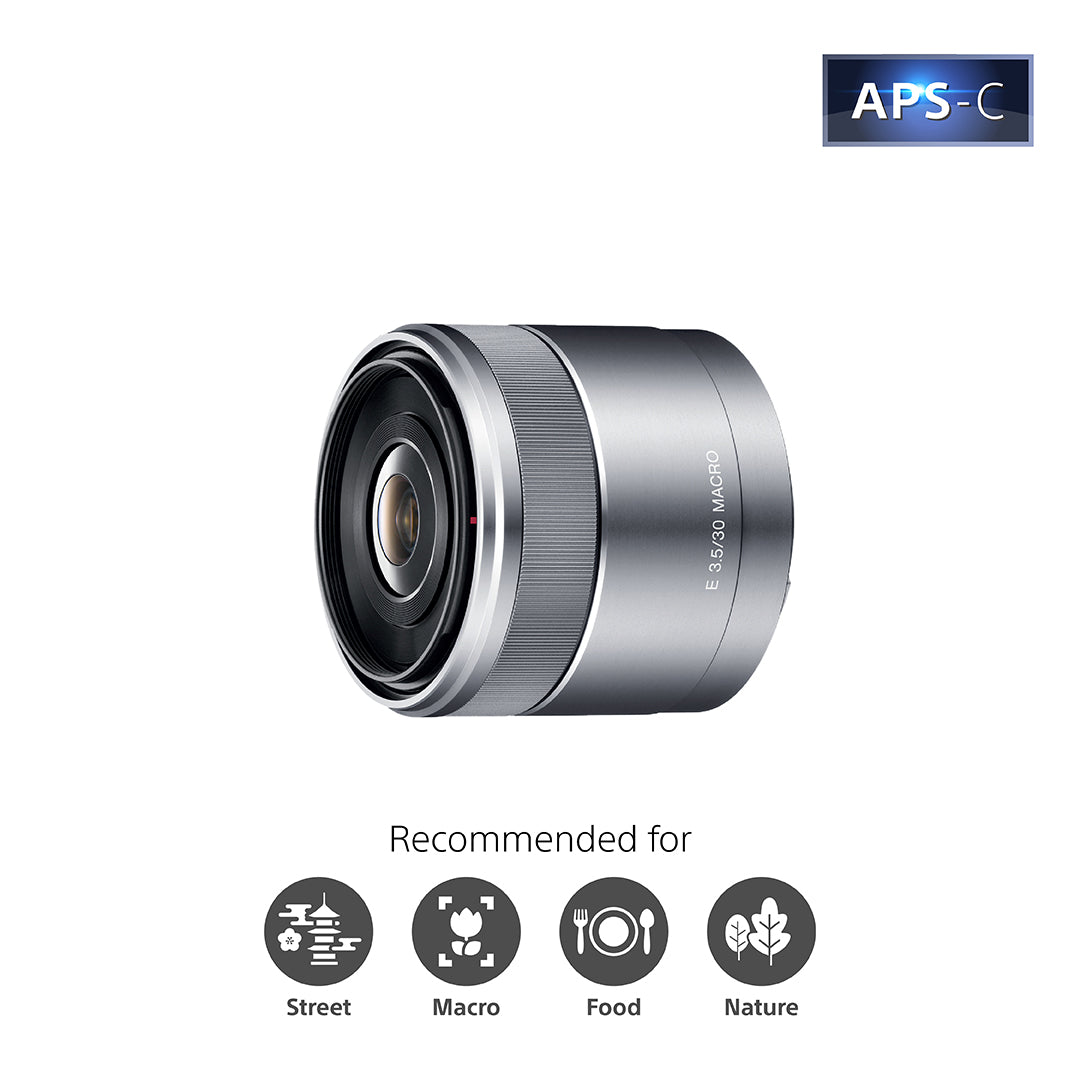 E 30mm F3.5 Macro | SEL30M35 | Sony Singapore